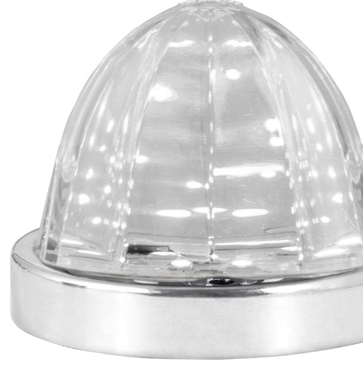 LED Watermelon Lights for Semi Truck Exterior Mini Water Melon Semi Truck Marker Lights Roof Marker Light Glass Shell car light roof marker light for turck trailer