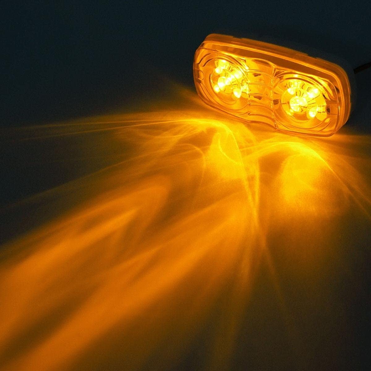 Led Marker Light,Double Bullseye led marker light,Amber Led Marker Lights,Amber Led Marker Lights for Trailer,Double Bullseye LED Marker Lights for Trailer