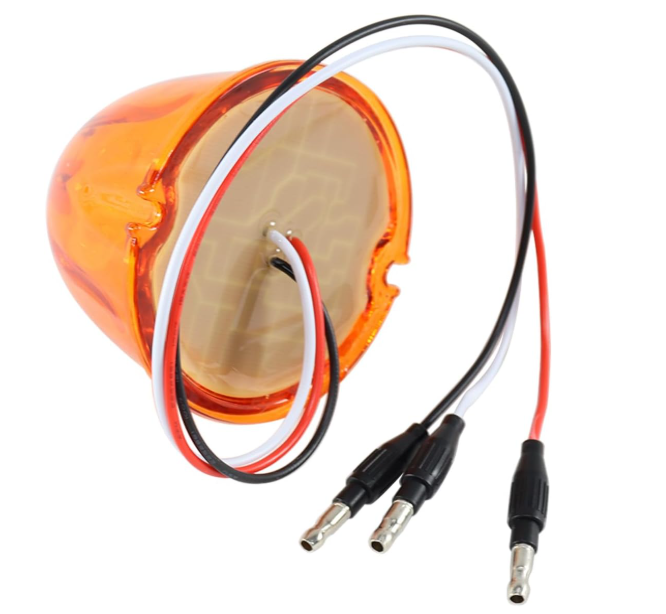 LED Roof Marker light Watermelon Lights for Semi Truck Exterior Mini Water Melon Semi Truck Marker Lights Roof Marker Light Glass Shell