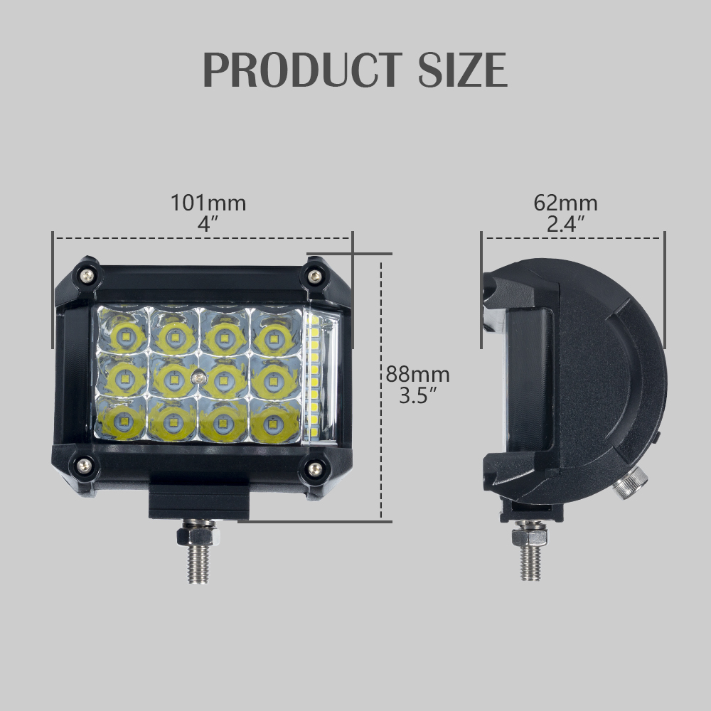 Yellow 63W Off-Road Led Driving Light Bar from China manufacturer