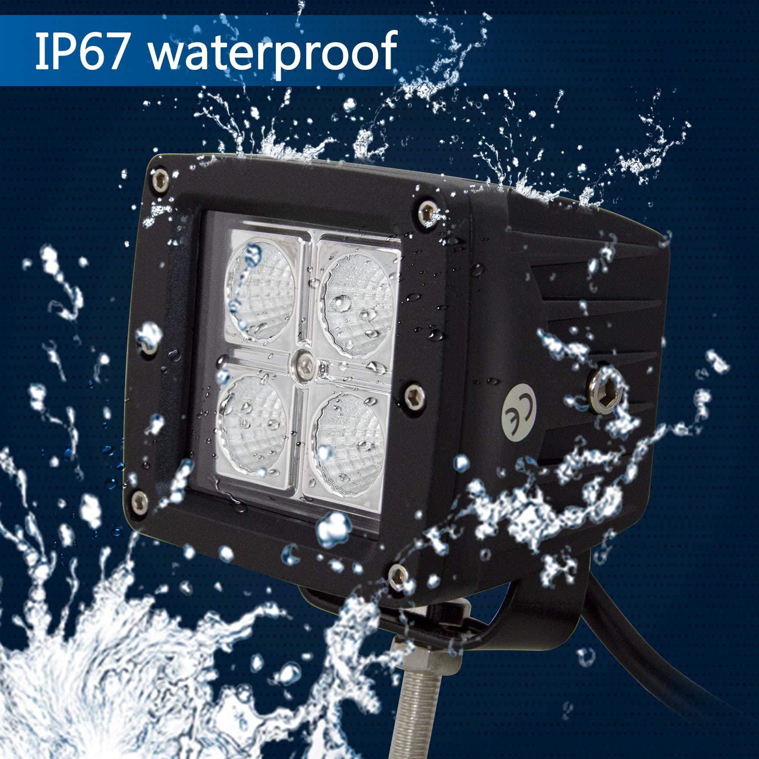 12W led work light,12W Yellow led work light,Square led work light,12W Square led work light,Led Cree Work Light