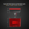 Led clearance reflector side marker light for Trailer