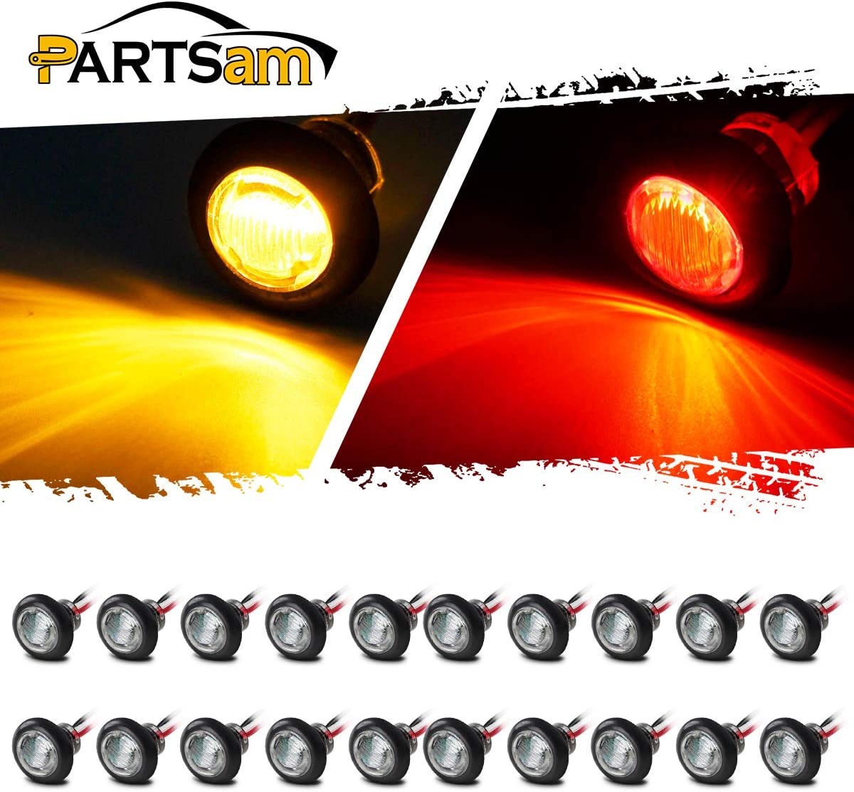 square water proof led work light,Hot-Sale LED side Light,12V LED Side marker light,LED Side marker light for truck,3/4 inch LED Side marker light