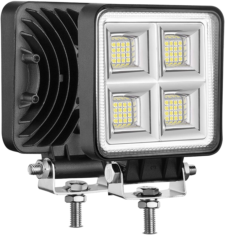 4 Inch Square Led Flood Beam Work Lights