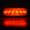 Red LED 6" Inch Oval Tail Light 