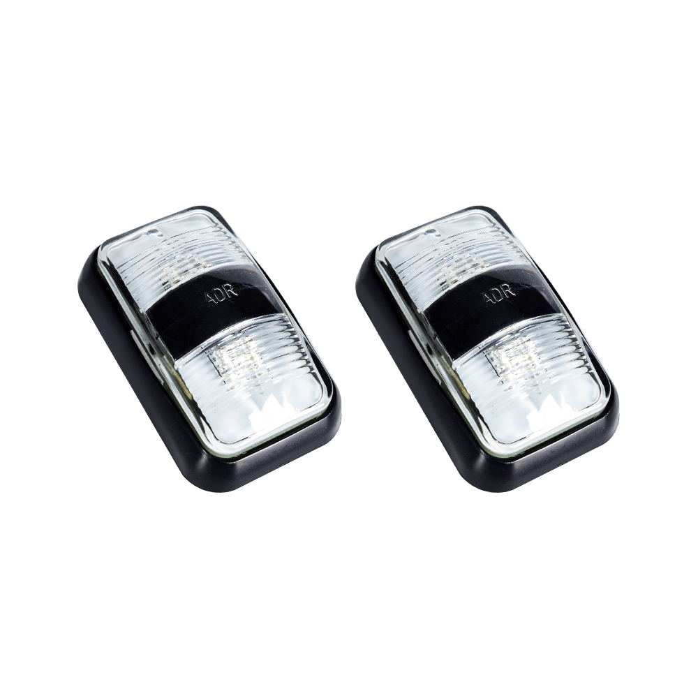 2.5” Inch Red Dual Function Led Side Marker Lights 