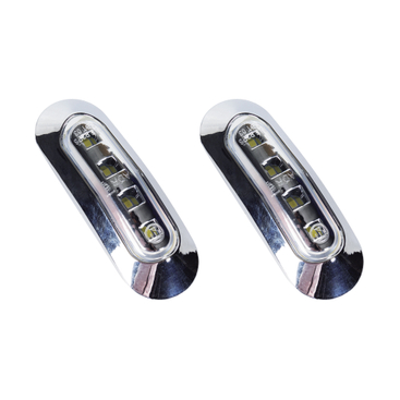 4 Inch White Led Marker Warning Light