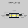 Canbus Super Bright Festoon Auto Light LED Interior Bulbs