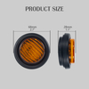 2“inch led Amber marker light with Grommet