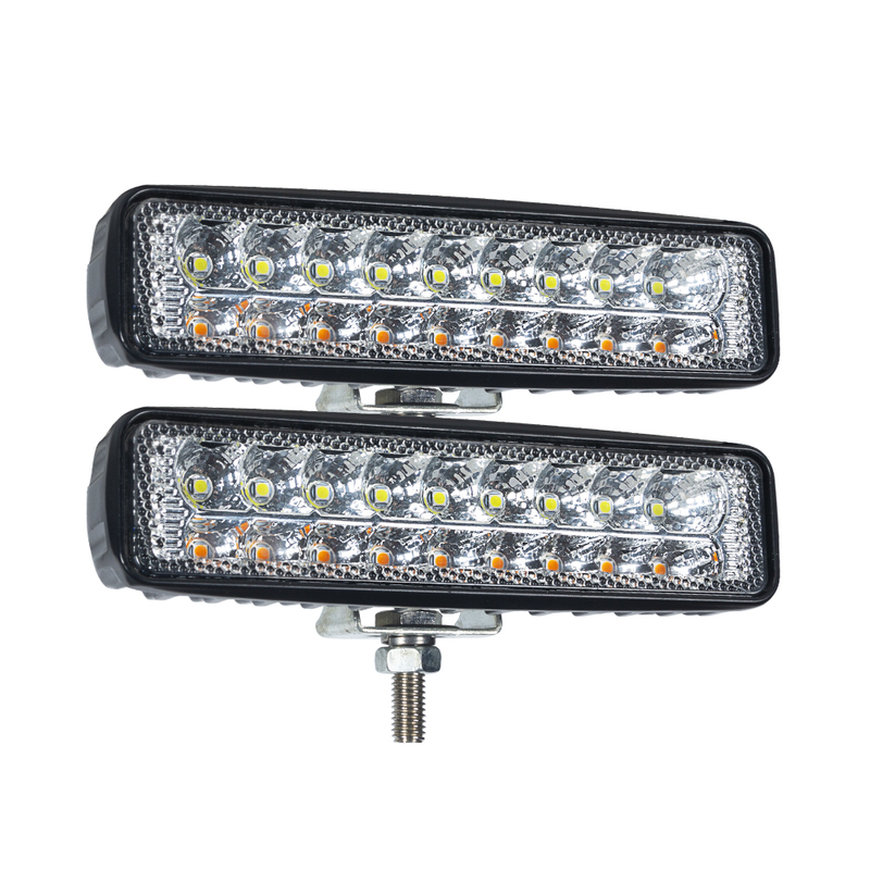 54W 6 Inch LED Flood Driving Light Bar