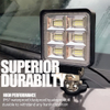 4 Inch Square LED Driving Work Lights 