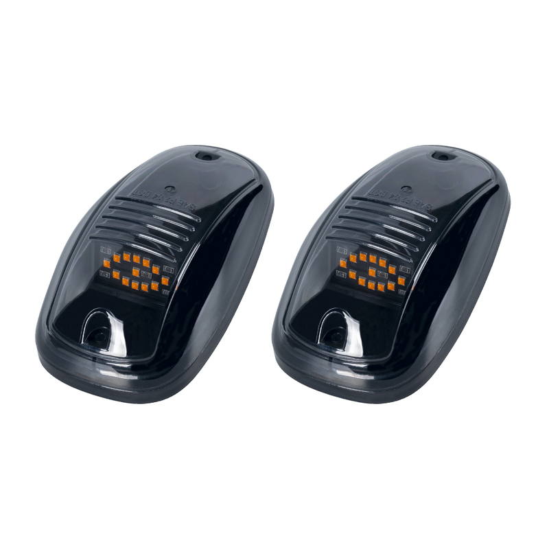 Smoked Lens LED Roof Marker Warning Light Cab Top Marker Light