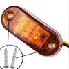 Oval 2.5" Clearance Side Marker Lamp Trailer Led Side Marker Car Lights