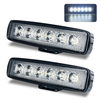 6" White 36W Low Profile Led Driving Light Bar