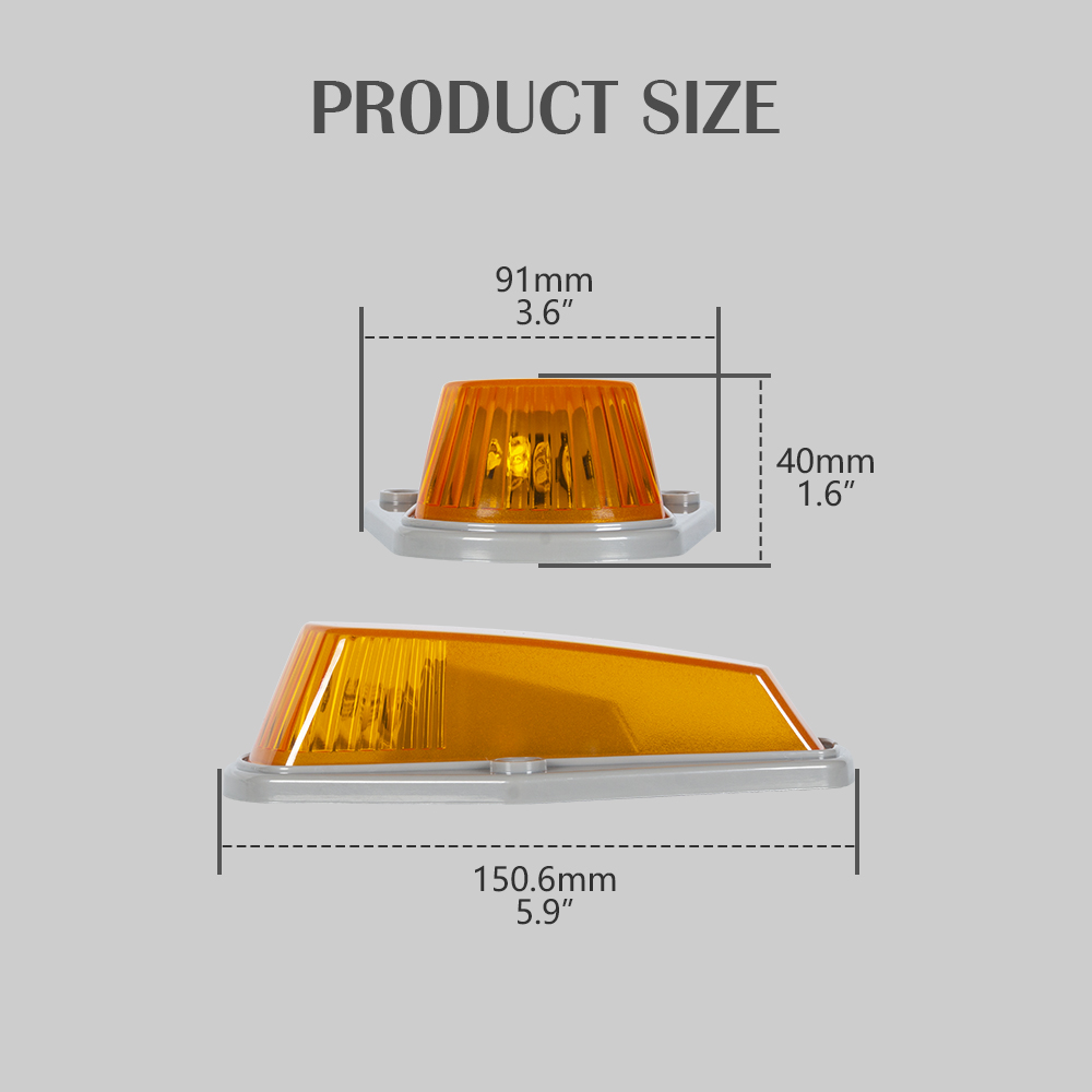 Ford T10 194 Amber LED Cab Marker Roof Lights