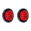 2.5" Inch Red Round Led Tail Truck Light