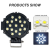 7 Inch Round Blue Led Work Light