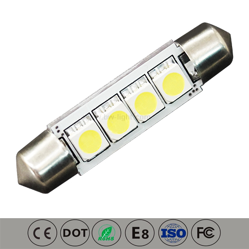 43mm S8.5mm Car Interior Dome Lights LED Festoon Bulbs