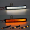 Ford Sequential Switchback LED Side Rearview Mirror Reflector Turn Signal Light with Smoked lens 
