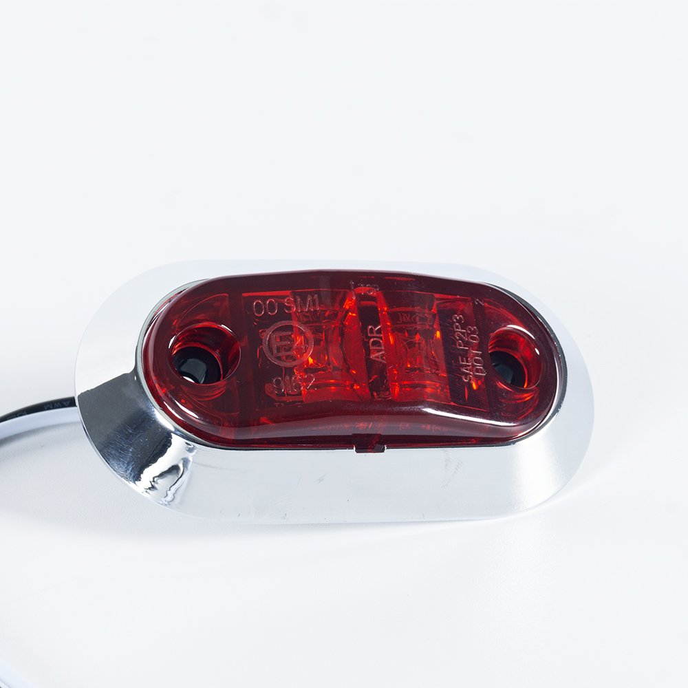 3” Inch Chrome Bezel LED Trailer Marker Light 