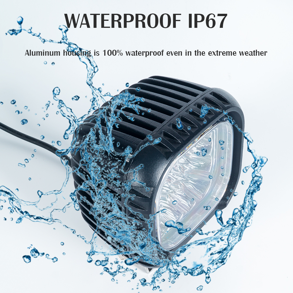 White 5 Inch Led Work Driving Light for Trucks