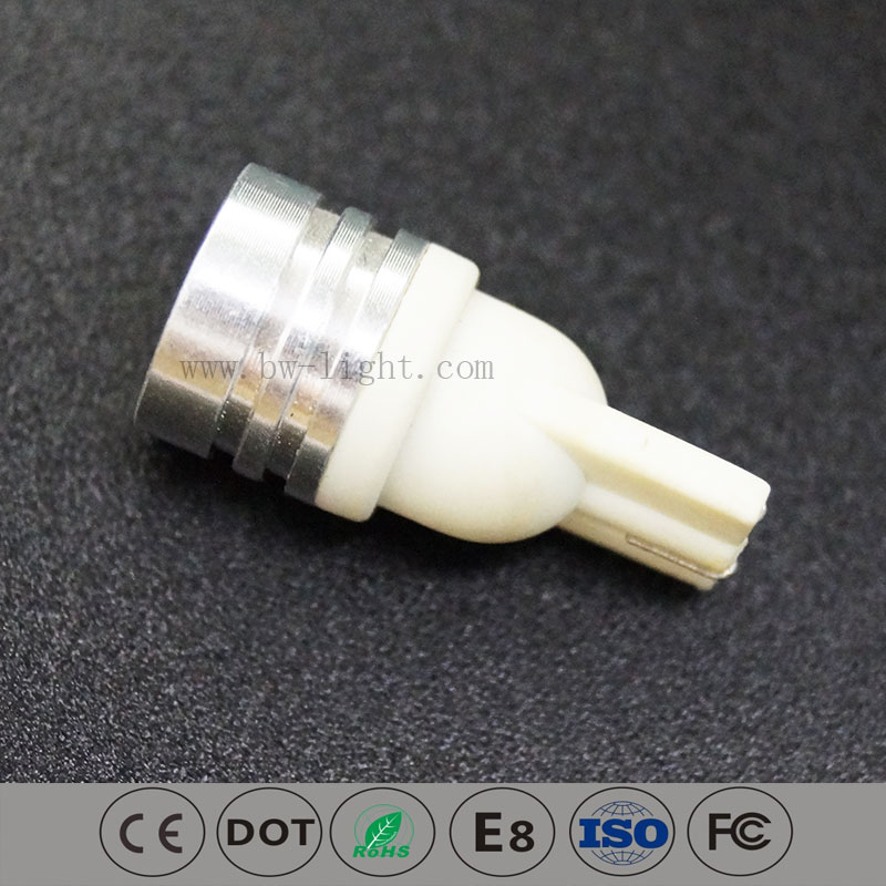 White Wedge 196 Led Car Instrument Bulb 