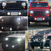 7 Inch Round Jeep Wrangler LED Work Light 