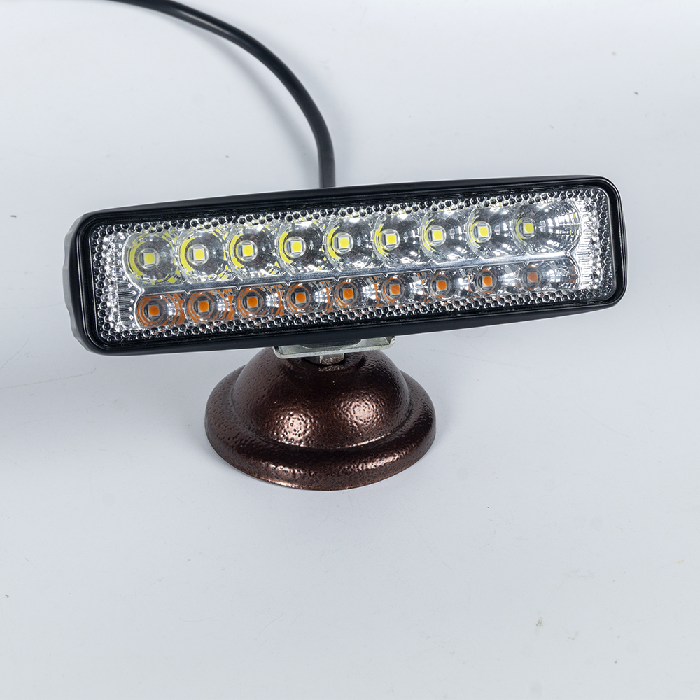 54W 6 Inch LED Flood Driving Light Bar