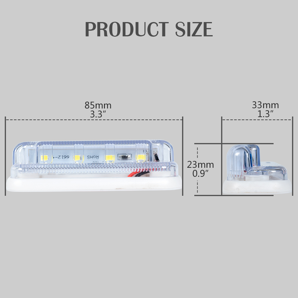 4inch Led Marker Light with Indicators For Truck