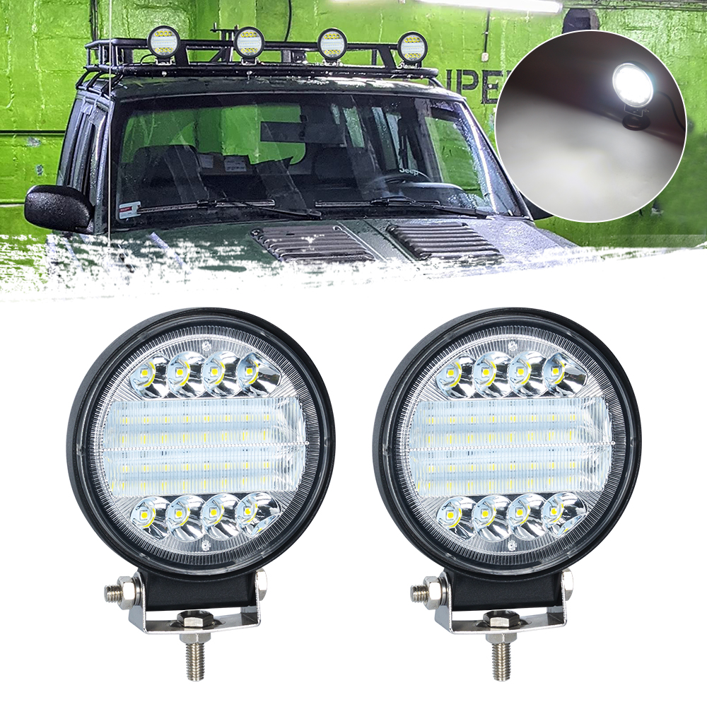 72W 4“ inch Round led work light 