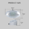 Oval Surface Mount RV Led Exterior Light