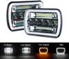 7x6" 5X7" LED Headlight work light for Ford GMC Chevy