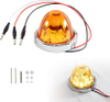 LED Watermelon Lights for Semi Truck Exterior Mini Water Melon Semi Truck Marker Lights Roof Marker Light Glass Shell