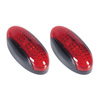 Red Oval Surface Mount Led Marker Side Light