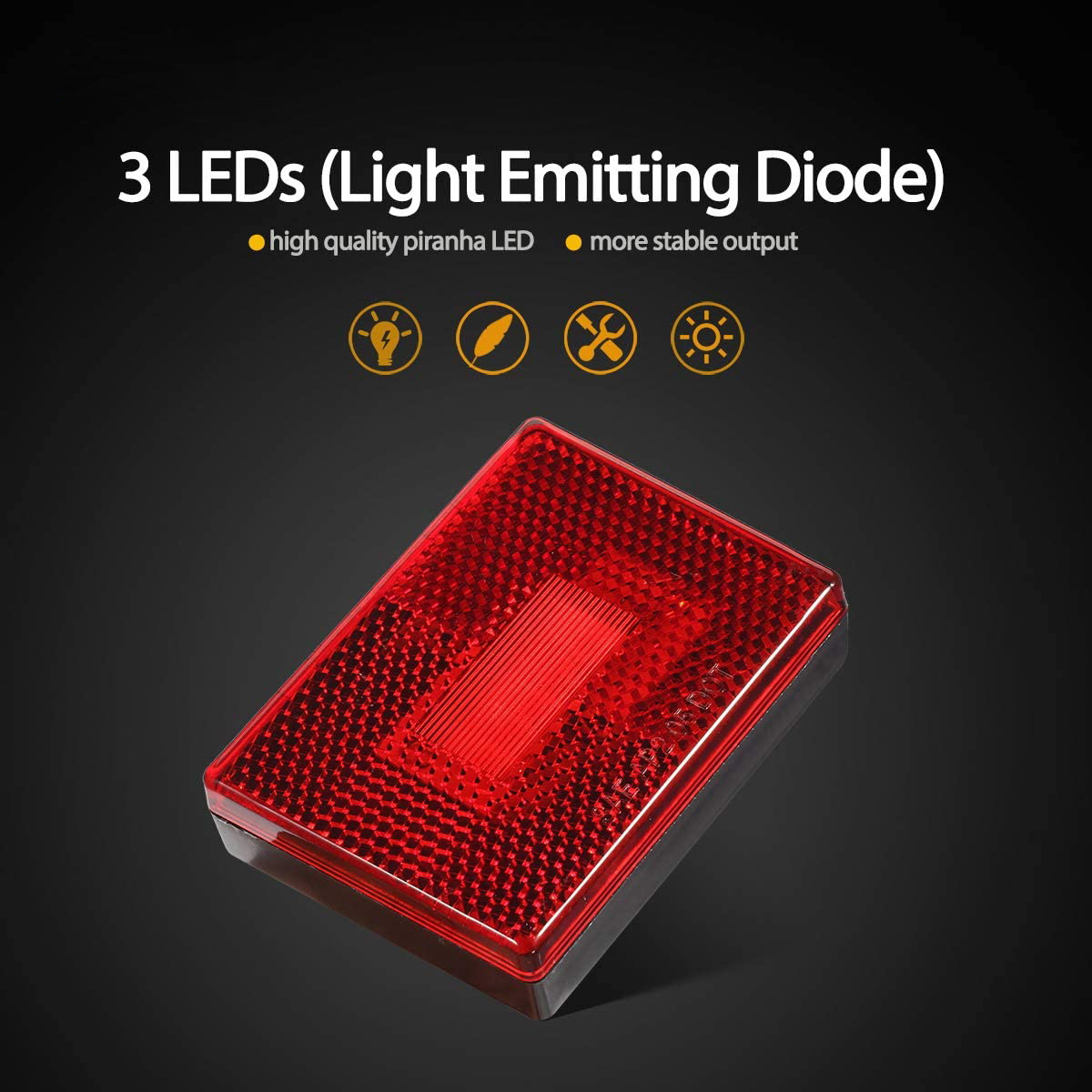 Led clearance reflector side marker light for Trailer