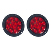 4" Inch Round Universal Led Tail Lights 