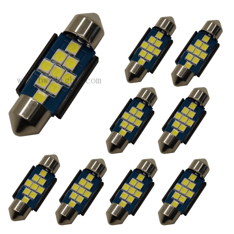 36mm Dome Light Reading Lamp Led Car License Plate Bulb