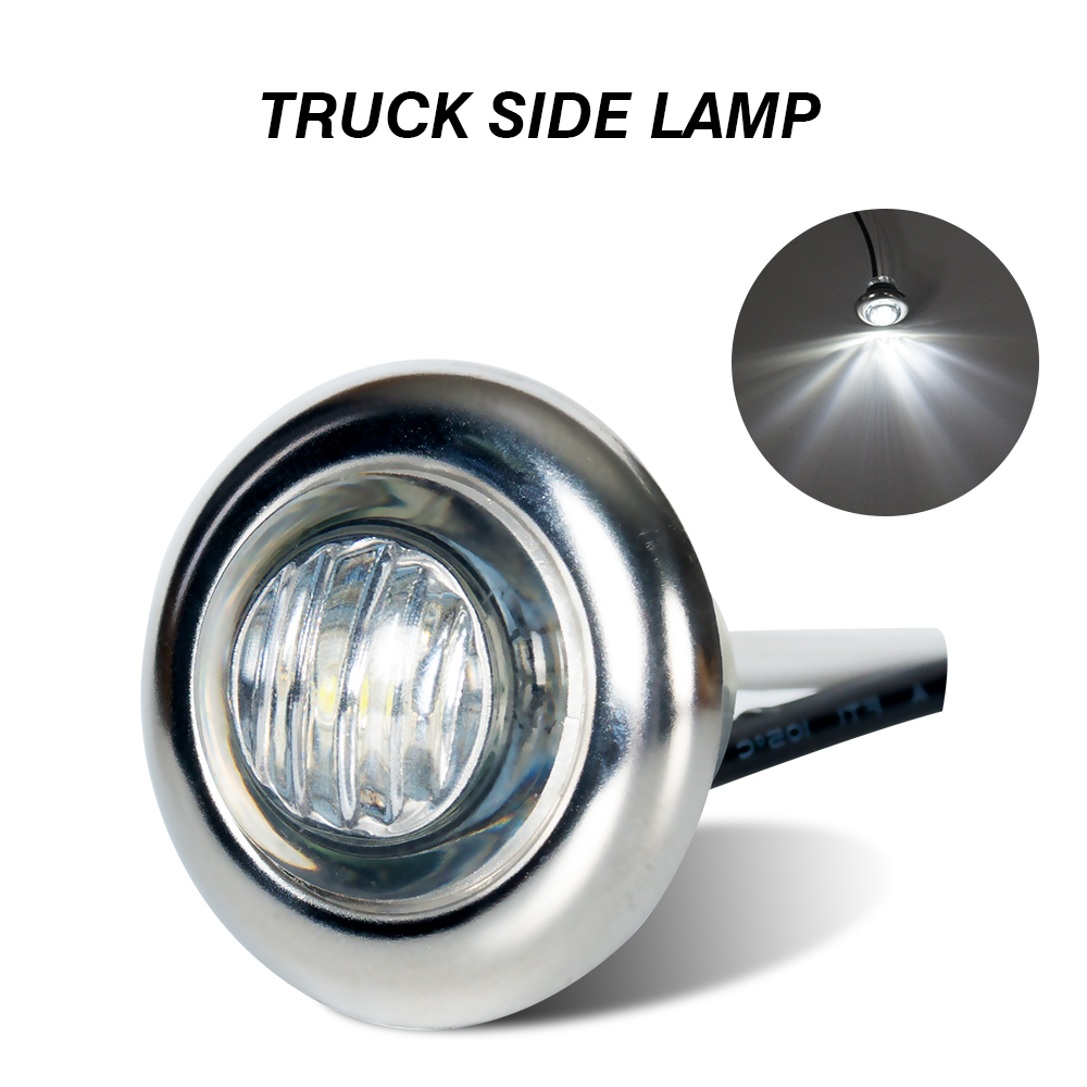 3/4" Inch Round Flush Mount Led Marker Light