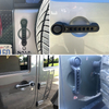Jeep Wrangler/JK Brushed Aluminum Black Door Grab Handle Inserts 