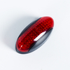 Red Oval Surface Mount Led Marker Side Light